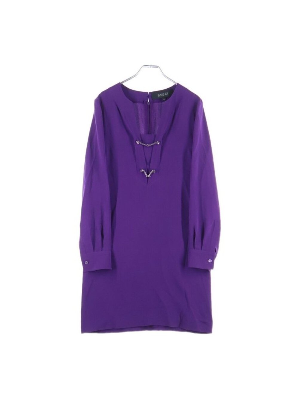 Gucci Long Sleeve Blouse Purple 36